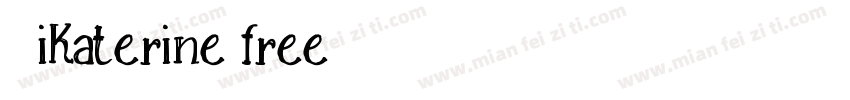 Aikaterine free字体转换